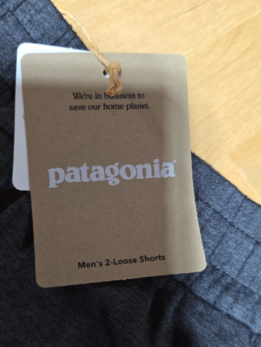 Patagonia Men's Dark Heather Gray Athletic Shorts - Picture 2 of 4